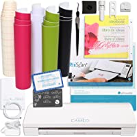 Los mejores  - Silhouette America CAMEO-3-AMAZON-BDL-3 Touch Screen- Bluetooth- Vinyl Starter Kit with PixScan Cutting Mat by…